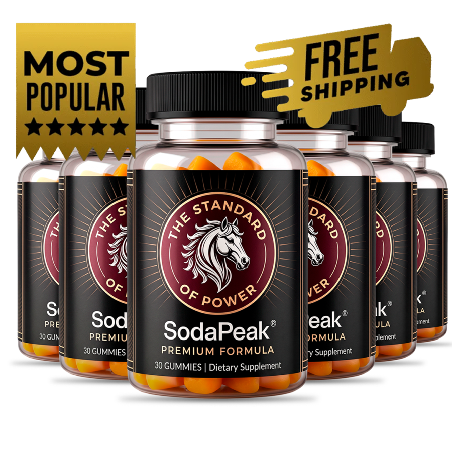 Soda Peak Max 6 bottles